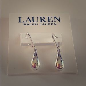 Ralph Lauren Silver Teardrop Earrings